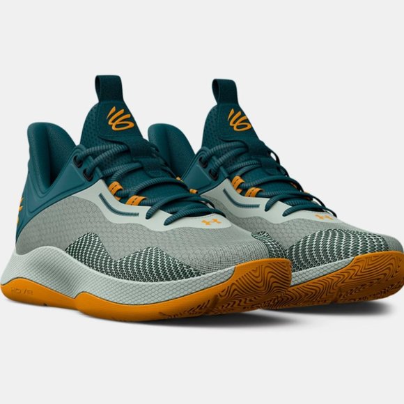 Unisex Curry UA HOVR™ Splash 2 Basketball Shoes Illusion Green / Tourmaline Teal